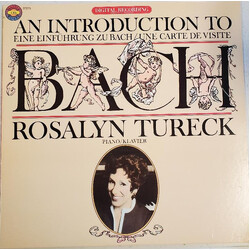 Rosalyn Tureck / Johann Sebastian Bach An Introduction To Bach - Eine Einführung Zu Bach / Un Carte De Visite Vinyl LP USED