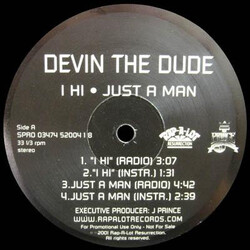 Devin The Dude I Hi / Just A Man / Doobie Ashtray / Lacville 79 Vinyl 12" USED