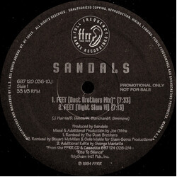 Sandals Feet Vinyl 12" USED