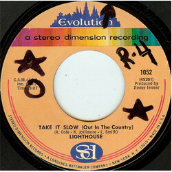 Lighthouse (2) Take It Slow (Out In The Country) USED VINYL 7INCH 45 RPM
