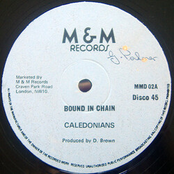 The Clarendonians / Ranking King Bound In Chain / Chain In Version USED VINYL 12INCH