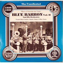 Blue Barron And His Orchestra The Uncollected Blue Barron And His Orchestra Vol. II 1938-1939 Vinyl LP USED