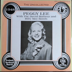 Peggy Lee The Uncollected, 1948 Vinyl LP USED