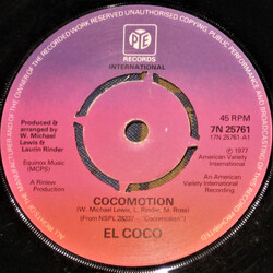 El Coco Cocomotion USED VINYL 7INCH 45 RPM SINGLE