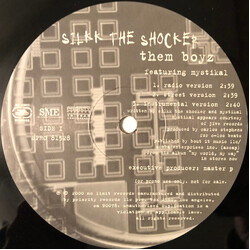 Silkk The Shocker Them Boyz/ Pop Lockin' USED VINYL 12INCH 33 S RPM SINGLE PROMO