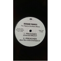 Richard Traviss Preacher (The Rapino Brother Mixes) USED VINYL 12INCH PROMO