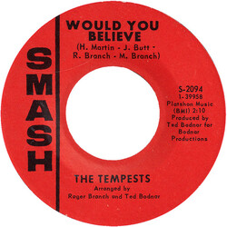 The Tempests (3) Would You Believe Vinyl 7" USED