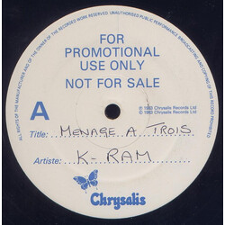 K-Ram Ménage À Trois Vinyl 12" USED