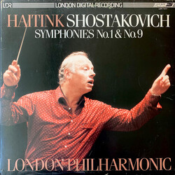 Bernard Haitink / Dmitri Shostakovich / London Philharmonic Orchestra Symphonies No. 1 & No. 9 Vinyl LP USED