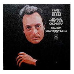 Johannes Brahms / Carlo Maria Giulini / Chicago Symphony Orchestra Symphony No. 4 In E Minor, Op. 98 Vinyl LP USED