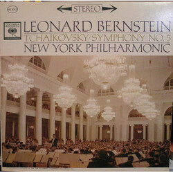 Leonard Bernstein / New York Philharmonic / Pyotr Ilyich Tchaikovsky Symphony No. 5 In E Minor Vinyl LP USED