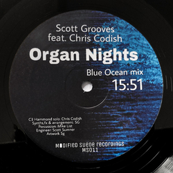 Scott Grooves / Chris Codish Organ Nights (Blue Ocean Mix) Vinyl 12" USED