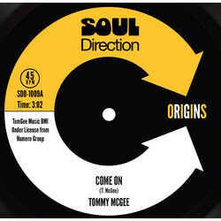 Tommy McGee Come On Vinyl 7" USED