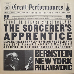 New York Philharmonic / Leonard Bernstein Favorite French Spectaculars Vinyl LP USED