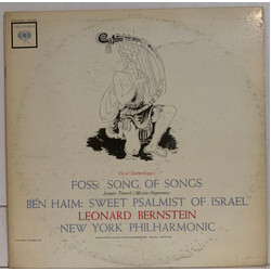 Lukas Foss / Paul Ben-Haim / Leonard Bernstein / New York Philharmonic Song Of Songs / Sweet Psalmist Of Israel Vinyl LP USED