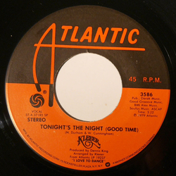 Kleeer Tonight's The Night (Good Time) / Kleeer Sailin' Vinyl 7" USED