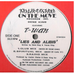 Gene King / T-Wan Lies And Alibis Vinyl 12" USED