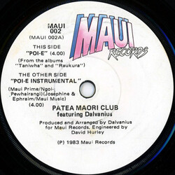 Patea Maori Club / Dalvanius Poi-E Vinyl 7" USED