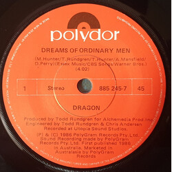 Dragon (5) Dreams Of Ordinary Men Vinyl 7" USED