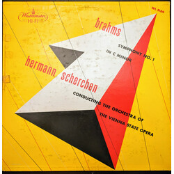Johannes Brahms / Hermann Scherchen / Orchester Der Wiener Staatsoper Symphony No. 1 In C Minor Vinyl LP USED
