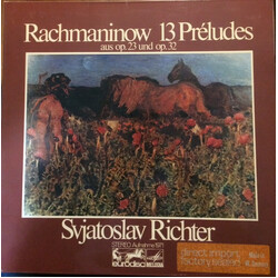Sviatoslav Richter / Sergei Vasilyevich Rachmaninoff 13 Préludes Aus Op. 23 Und Op. 32 Vinyl LP USED