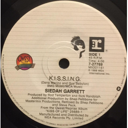 Siedah Garrett K.I.S.S.I.N.G. Vinyl 7" USED