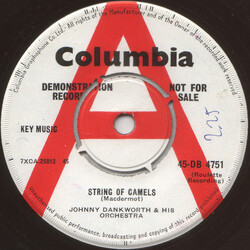 The John Dankworth Orchestra String Of Camels Vinyl 7" USED