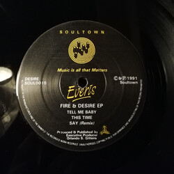 Everis Fire & Desire EP Vinyl 12" USED