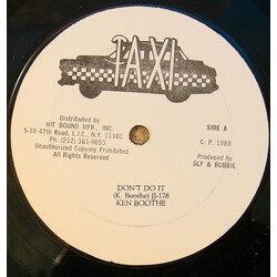 Ken Boothe Don't Do It Vinyl 12" USED