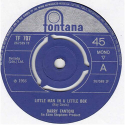 Barry Fantoni Little Man In A Little Box Vinyl 7" USED