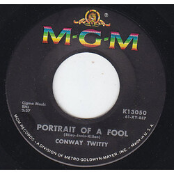 Conway Twitty Portrait Of A Fool Vinyl 7" USED