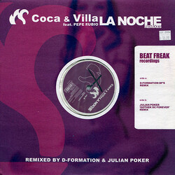 Coca + Villa / Pepe Rubio La Noche (Remixes) Vinyl 12" USED