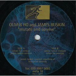 Oliver Ho / James Ruskin Mutate And Survive Vinyl 12" USED