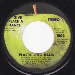 The Plastic Ono Band Give Peace A Chance VINYL 7" USED