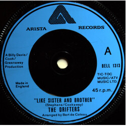 The Drifters Like Sister And Brother Vinyl 7" USED