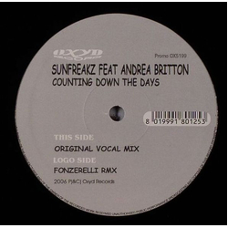 Sunfreakz / Andrea Britton Counting Down The Days Vinyl 12" USED