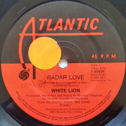 White Lion Radar Love Vinyl 7" USED