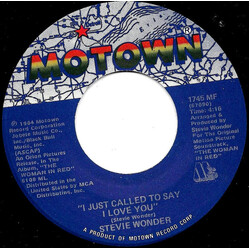 Stevie Wonder I Just Called To Say I Love You Vinyl 7" USED