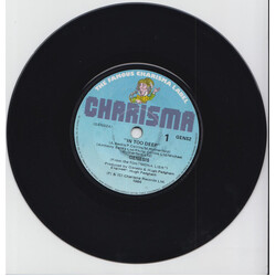 Genesis In Too Deep Vinyl 7" USED