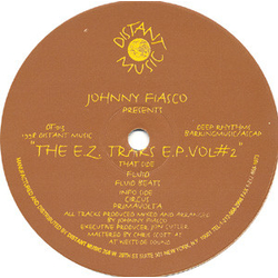 Johnny Fiasco The E.Z. Traks E.P. Vol #2 Vinyl 12" USED