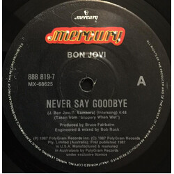 Bon Jovi Never Say Goodbye Vinyl 7" USED
