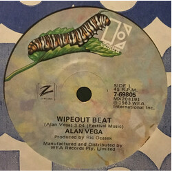Alan Vega Wipeout Beat Vinyl 7" USED