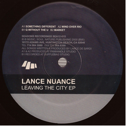 Lance Nuance Leaving The City EP Vinyl 12" USED