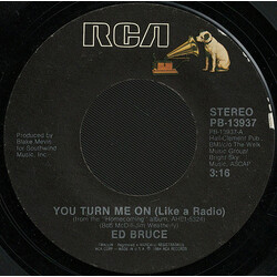 Ed Bruce You Turn Me On (Like A Radio) Vinyl 7" USED