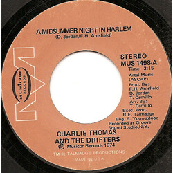 Charlie Thomas / The Drifters A Midsummer Night In Harlem Vinyl 7" USED