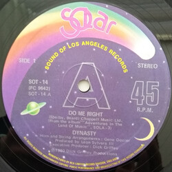 Dynasty Do Me Right / I've Just Begun To Love You Vinyl 12" USED