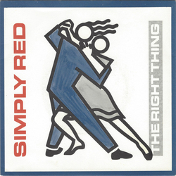 Simply Red The Right Thing Vinyl 7" USED