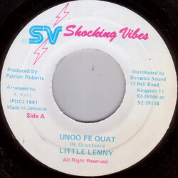 Little Lenny Unoo Fi Quat Vinyl 7" USED