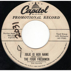 The Four Freshmen Julie Is Her Name / Sometimes I'm Happy Vinyl 7" USED