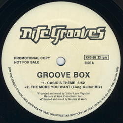 Groove Box Casio's Theme / The More You Want Vinyl 12" USED
